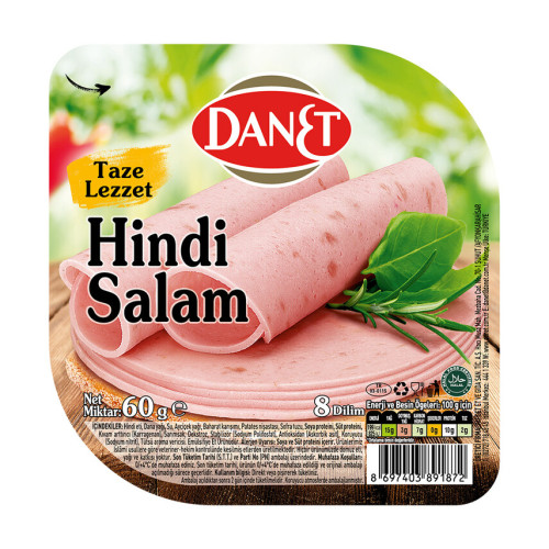 Tadımlık Dilimli Hindi Salam 60 gr